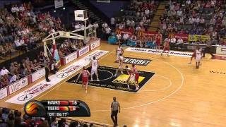 Melbourne Tigers @ Wollongong Hawks | 1st Quarter | Round 17 | NBL 2011-12