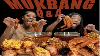 SEAFOOD MUKBANG | Q&A🌶️🥵