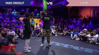 Paris Crossley vs J. Style TOP 24 Popping Forever | Summer Dance Forever 2023