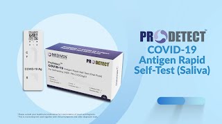 ProDetect Saliva Self Test - Now Everyone Can Test!