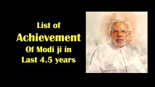 Anemative: Works completed by Modiji. A sample of election campaigning video