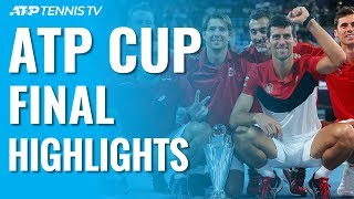 Djokovic, Serbia Defeat Spain To Win First ATP Cup Title! | ATP Cup 2020 Final Highlights