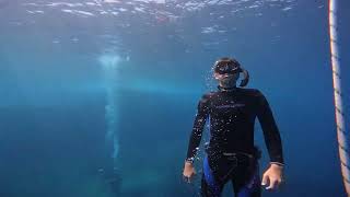 AIDA2 Freediver Course | First 20m+ CWTB Freedive (with audience!) | Malta