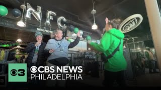 Eagles gear flies off the shelves as Philly proud fans stock up ahead of Super Bowl