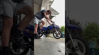 Yamaha PW50 starts first kick after years of sitting.