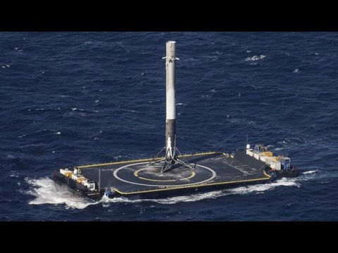 Watch SpaceX Make History With Rocket Landing On Drone Ship - YouTube