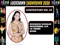 Contestant No. 24  KHUSHBOO GOSWAMI                | LOCKDOWN SHOWDOWN 2020