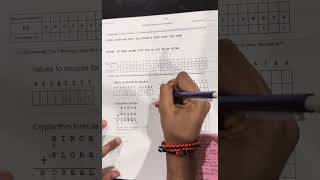 Cryptarithms Practice #1 Codebusters prep