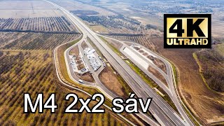 M4 2x2 sáv átadás után 1 nappal - M0 → Szolnok   4K Ultra HD Video