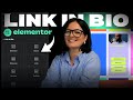 LINK IN BIO BY ELEMENTOR - Elementor Wordpress Tutorial Flex Container