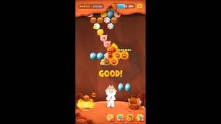 LINE バブル2　STAGE 260　黄金コニー　Golden Cony　LINE BUBBLE 2