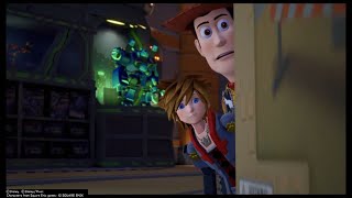 Kingdom Hearts 3 - Defeat the bad toys! (PROUD) Gigas attack Buzz, Woody, Hamm - Toy Story