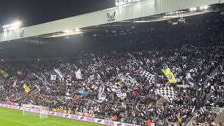 Newcastle United v Manchester United - Wor Flags - La La La La La La La, La La La La, Geordies.