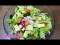 AVOCADO SALAD WITH CUCUMBER,LETTUCE AND TOMATO/ HEALTHY SALAD RECIPE/ EASY SALAD | Kitch-Jen Ph