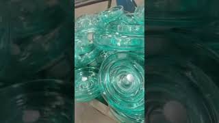 NOOA Electric Glass Insulators #factory #insulators #electricalengineering #electric