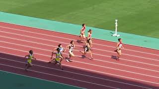 18年6月2日熊本県高校総体　女子100ｍ決勝