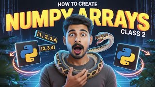 How to Create NumPy Arrays | NumPy Array Tutorial in Hindi | NumPy Complete Course in Hindi