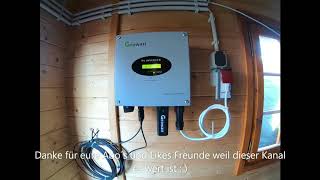 ✅Erstaunlich ! #Energieausbeute einer #Gartensolaranlage #Balkonkraftwerk von #Growatt PV Inverter !