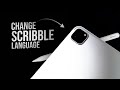 How to Change Scribble Language on iPad (tutorial)