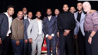 last dance dinner nba all star Charlotte featuring pat riley,magic,cp3 and Carmelo