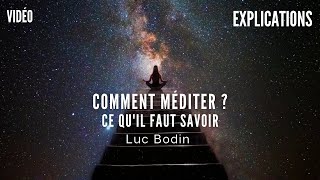 Comment méditer ?