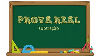 Prova real da subtração