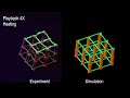 printing and actuation of the hybrid cuboid lattice