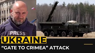 Ukraine missiles damage bridge to Crimea: Russian officials