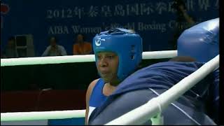 81kg Yuan Meiqing CHN Vs  Franchon Crews USA   2012 World Championships