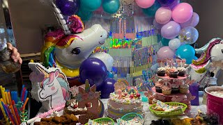 Asi decoré mi CASA para  el Cumpleaños (UNICORNIO)