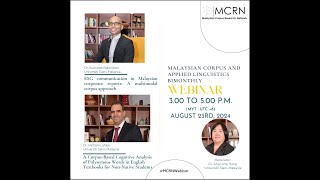 MCRN Webinar 2024: A Corpus-based Cognitive Analysis of Polysemous Words in ESL Textbooks.