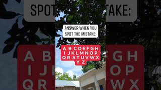 Answer when you spot the mistake #brainteaser #search #find #puzzle