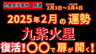 【占い】私は最強？！2025年2月九紫火星　〇〇が動く！#九星気学 #2025年2月運勢 #九紫火星