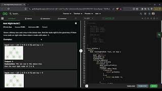 Next Right Node | GeeksforGeeks GFG Solution in C++ | Binary Tree | Queue | DSA