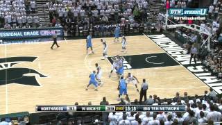 Keith Appling Hits a 3 and a Dunk