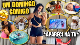 UM DOMINGO REALZÃO COMIGO! *APARECI NA TV DO MERCADO + FIZ CHURRASCO!!! 😱😍