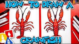 How To Draw A Realistic Crawfish