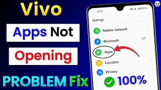 Vivo Mobile Me App Open Nahi Ho Raha Hai | Vivo Apps Not Opening | Vivo Apps Open Problem Fix