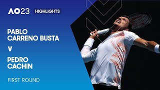 Pablo Carreno Busta v Pedro Cachin Highlights | Australian Open 2023 First Round