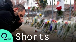 Mourners Leave Flowers at Memorial for Boulder Shooting Victims #Shorts