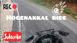 #Maavi Traveller 🐉 my first video hogenakkal ride small problem up to come in next video#maavi