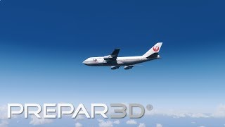 🔴【P3Dv4】【B747】東京/Narita⇒モスクワ/Domodedovo JAL421【international flight】