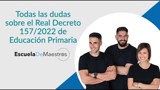 Real Decreto 157/2022 Educación Primaria