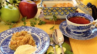 セラミカ/テリーヌ型を使って！簡単で美味しいアップル・クランブルの作り方 Apple Crumble Recipe