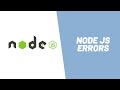 Learn about Node Errors and How to handle them ( in 5 mins )