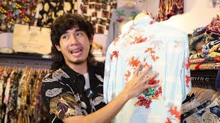 เสื้อเชิ้ตฮาวายHawaii shirt ฮาวายวินเทจ ฮาวายลายญี่ปุ่นและฮาวาย ร้าน RARE SEEKER #กรีนวินเทจจตุจักร