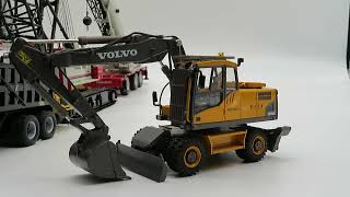 Motorart 1:50 Volvo EW180C Wheeled Excavator Model Review