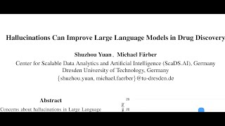 [QA] Hallucinations Can Improve Large Language Models in Drug Discovery