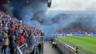 Opkomst en Fries volkslied - sfeer bij Heerenveen - Cambuur (01-05-2022)