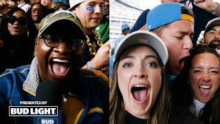 Chargers Fans React To Win vs Saints | LA Chargers